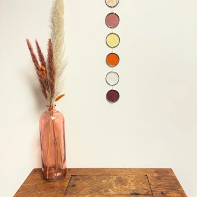 Glas in lood medaillons 'Indian summer'