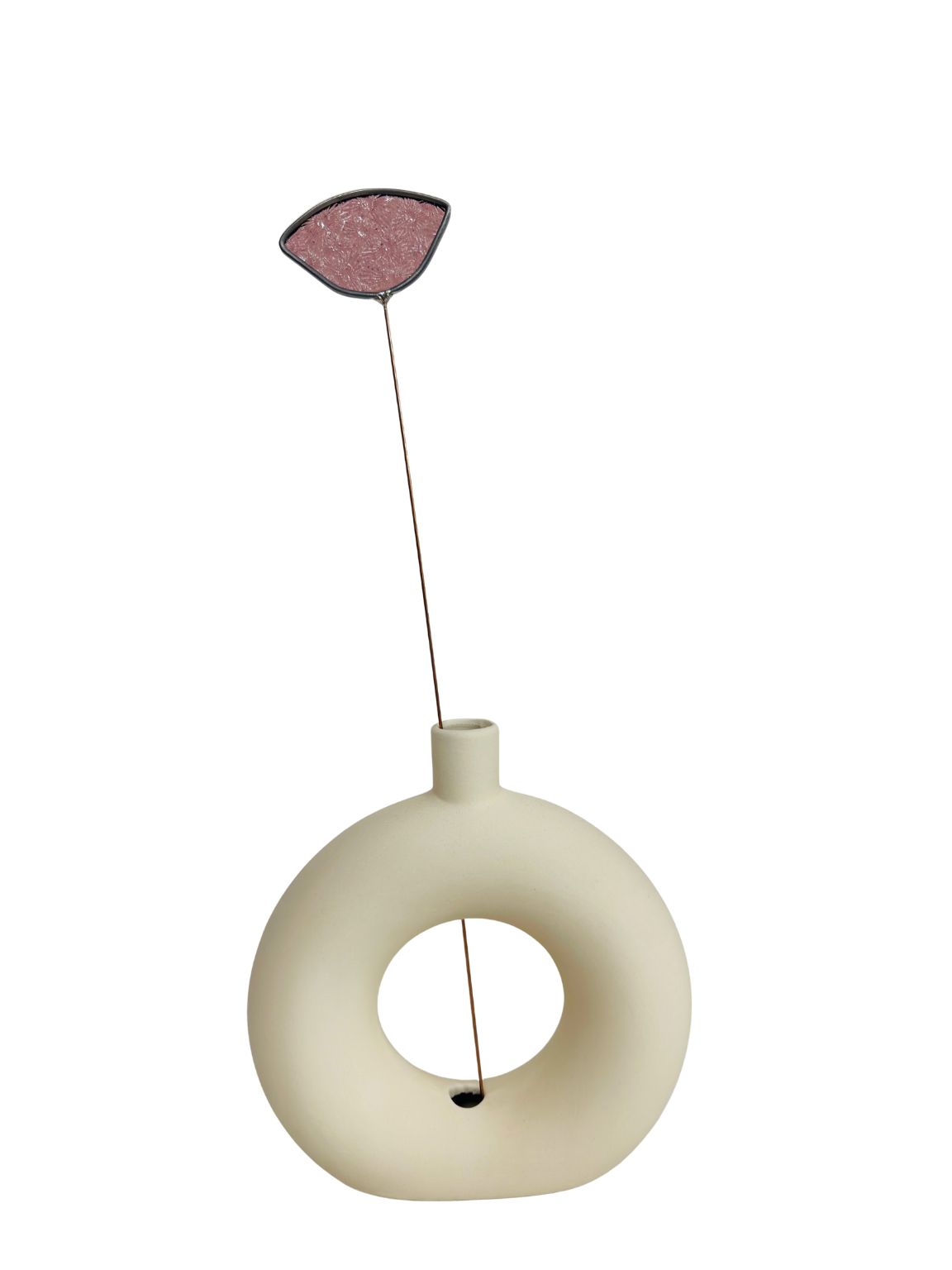 Glazen Bloem Florella Pink