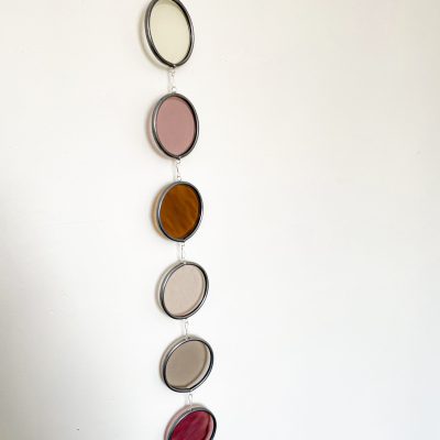 Glas in lood medaillons Pastel Passion