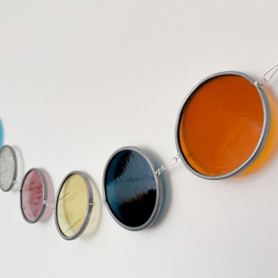 wandhanger glas in lood