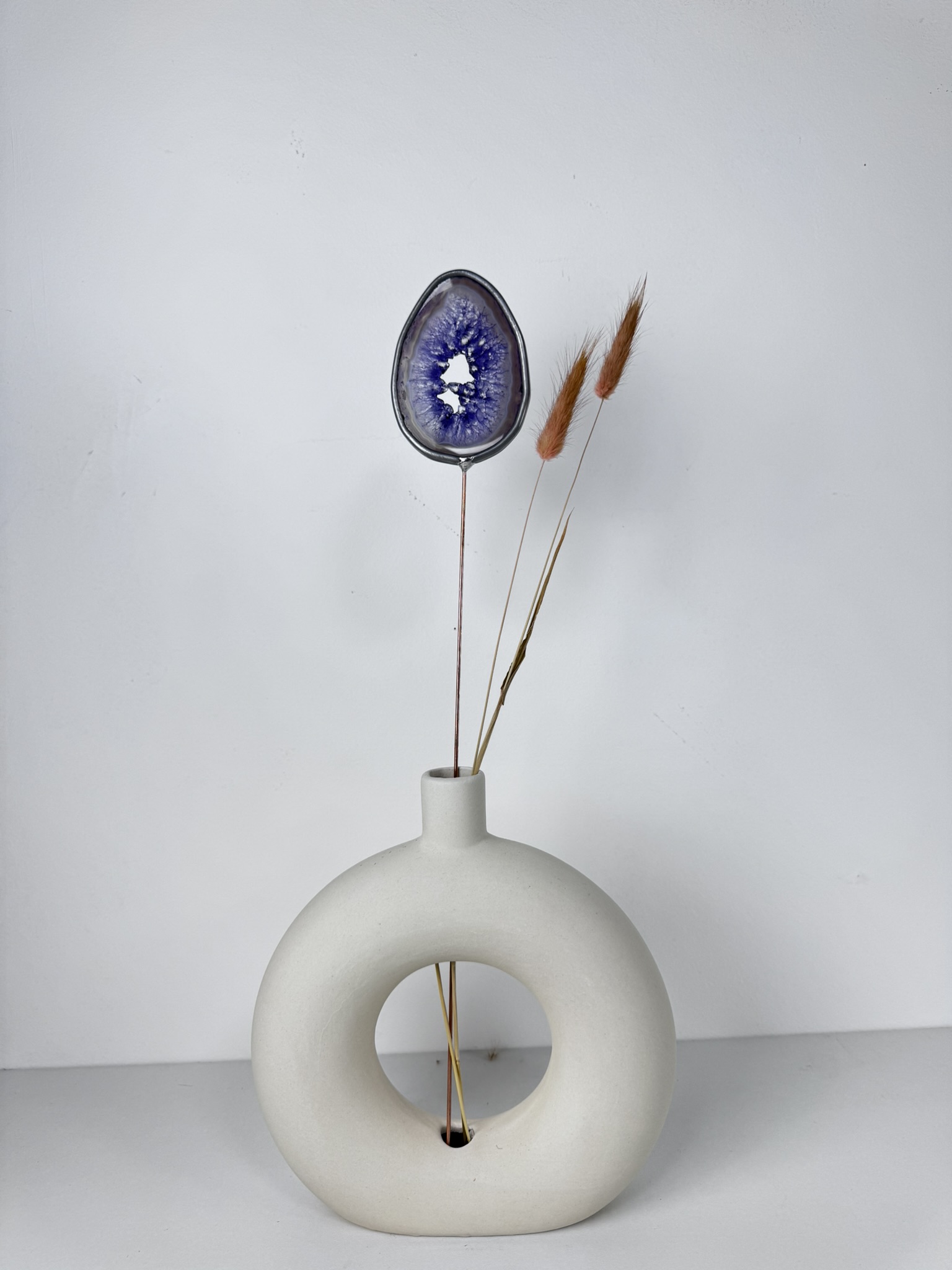 Agaat schijf op steel #4 - Afbeelding 3