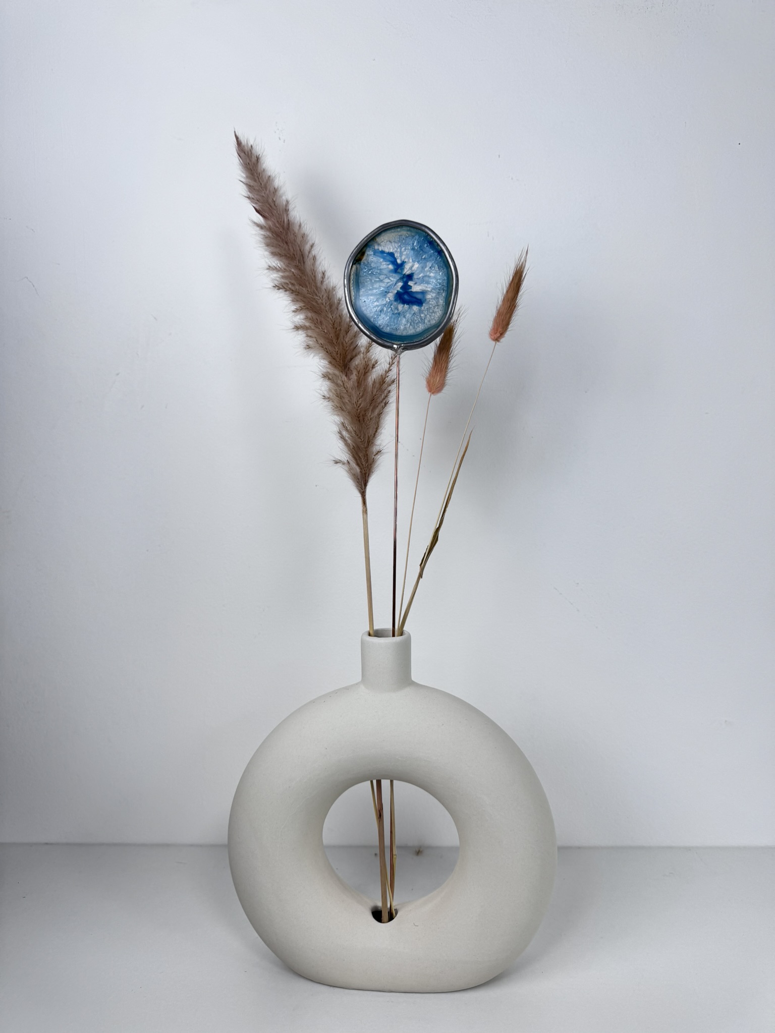 Agaat schijf op steel #5 - Afbeelding 3