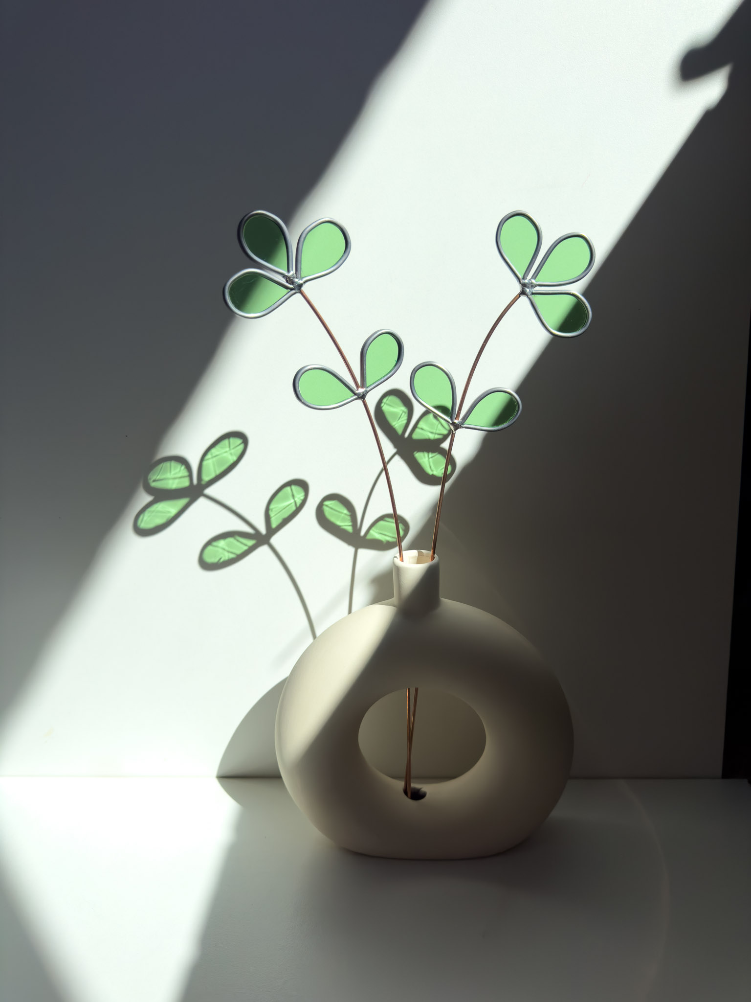 Kunstbloem glas in lood 'Bloom Branch' - Afbeelding 7