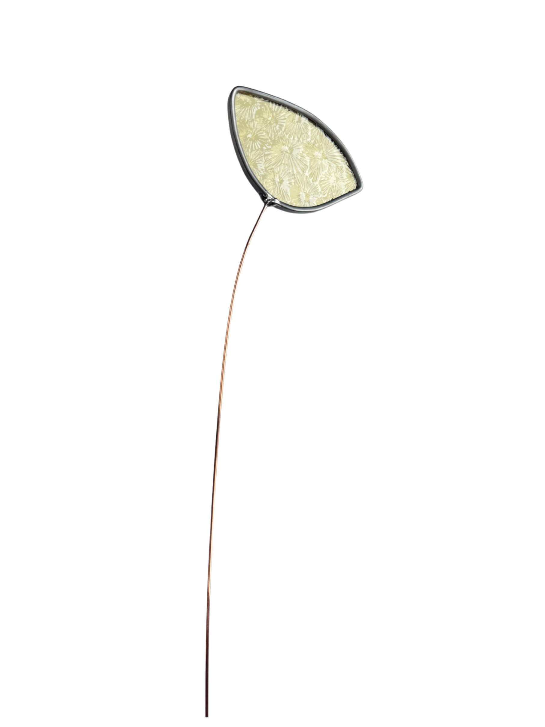 Glazen Bloem Florella Soft Yellow