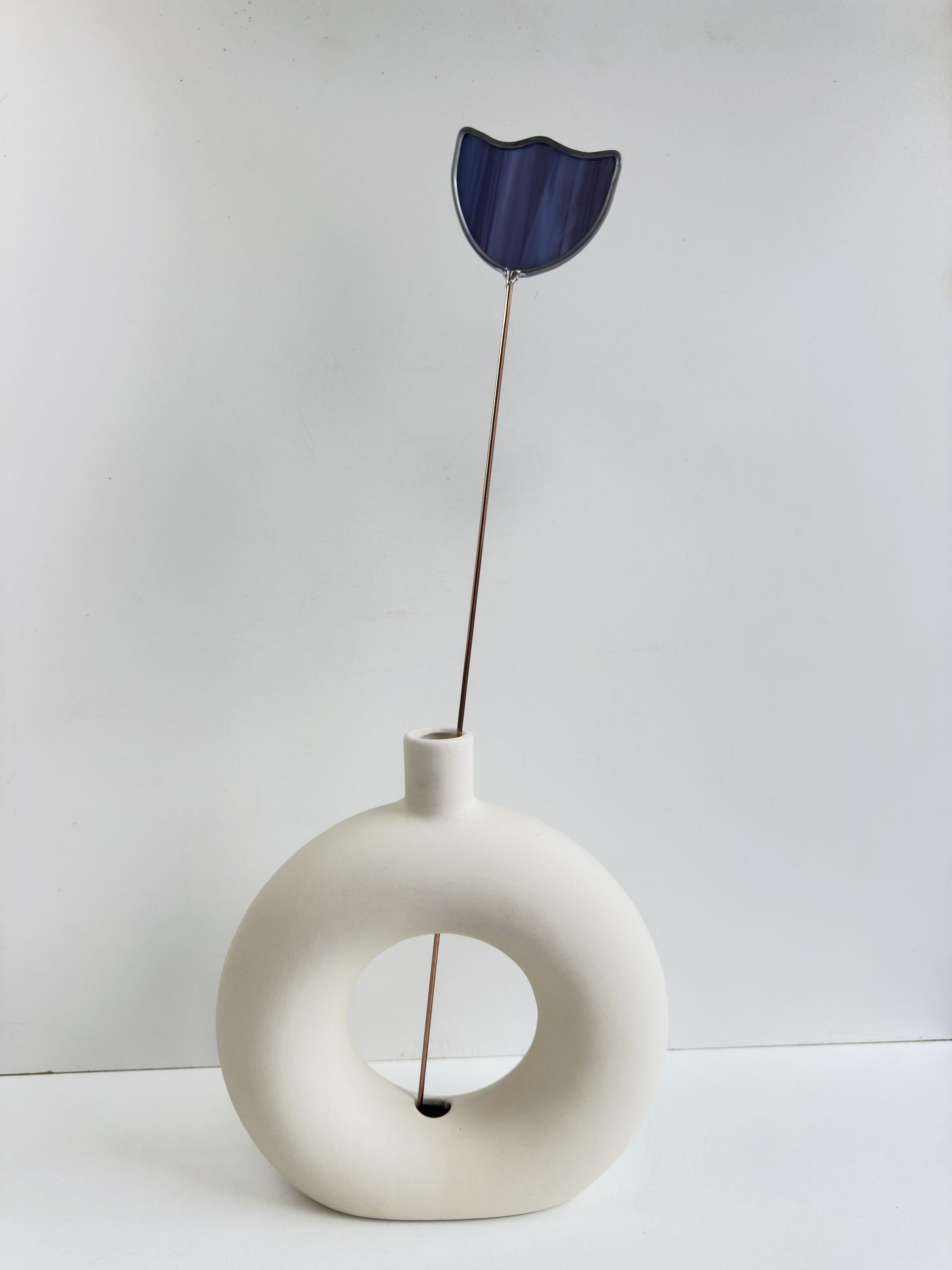 Glazen Bloem Tulipa Whispy Purple (6)